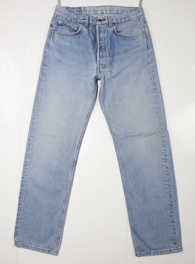 Levi's 501xx Denim W33 L33 Denim Made In USA Jeans Vintage