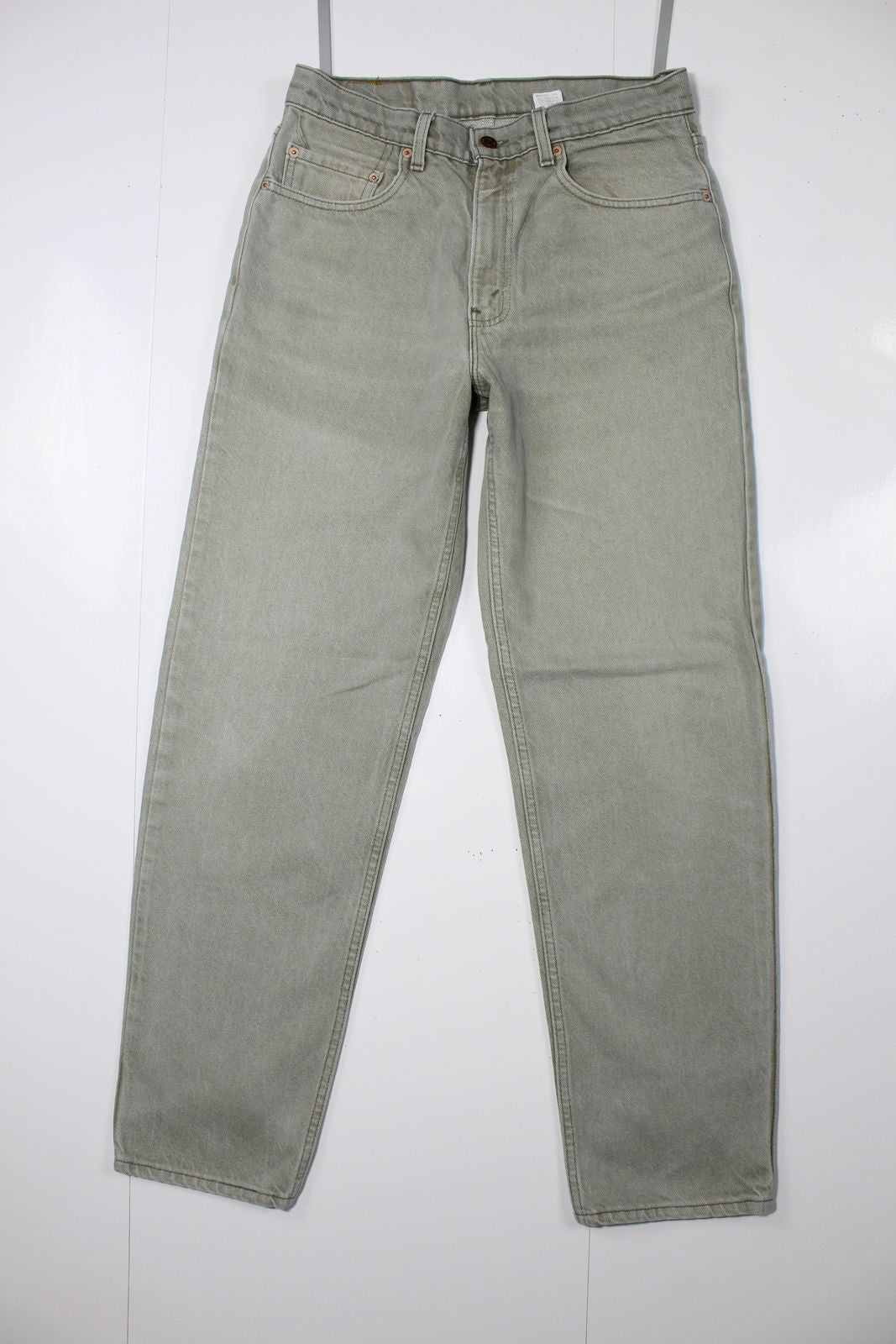 Levi's 550 Relaxed Fit Verde W33 L32 Denim Made In USA Jeans Vintage