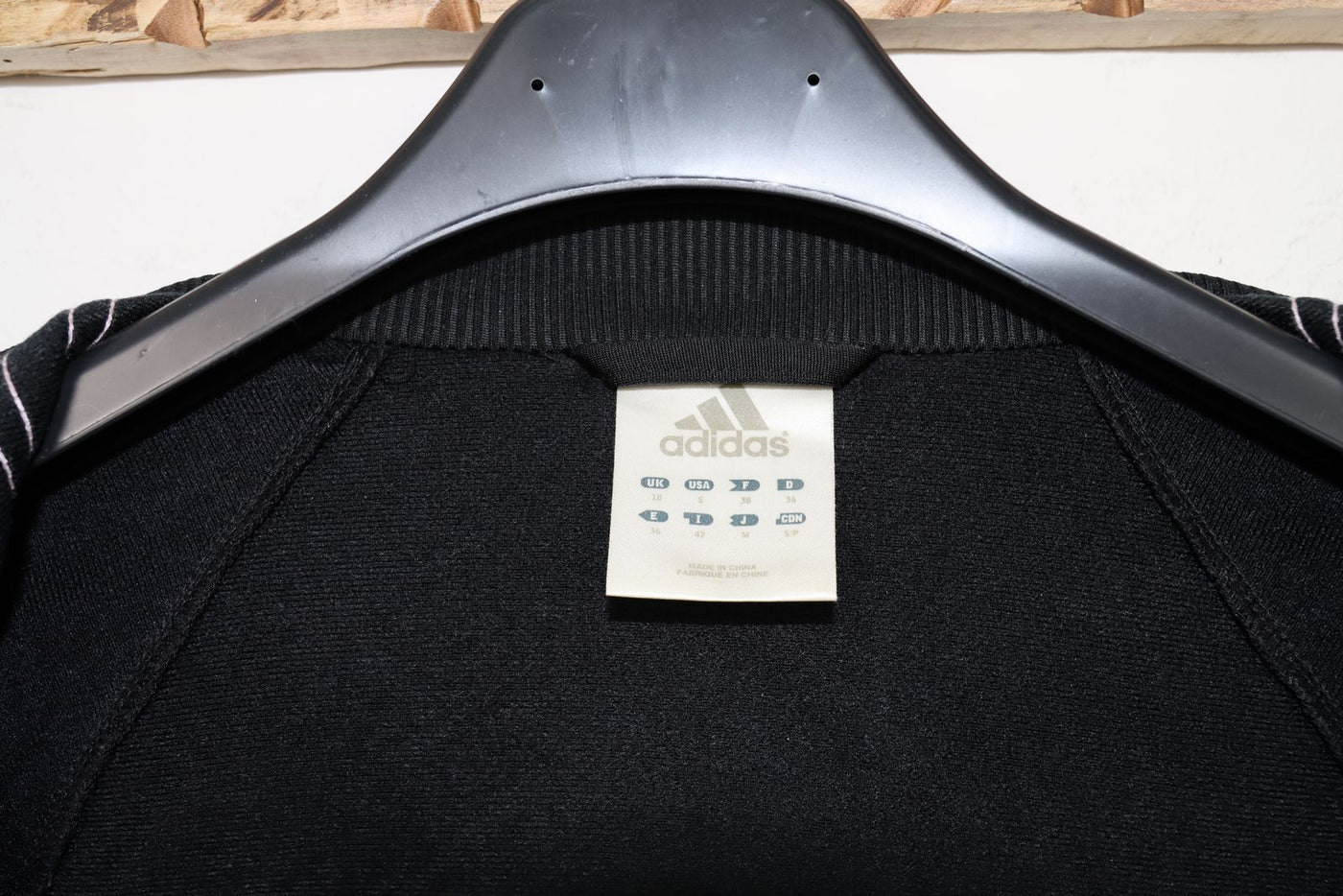 Adidas Track Top vintage taglia 42 nero