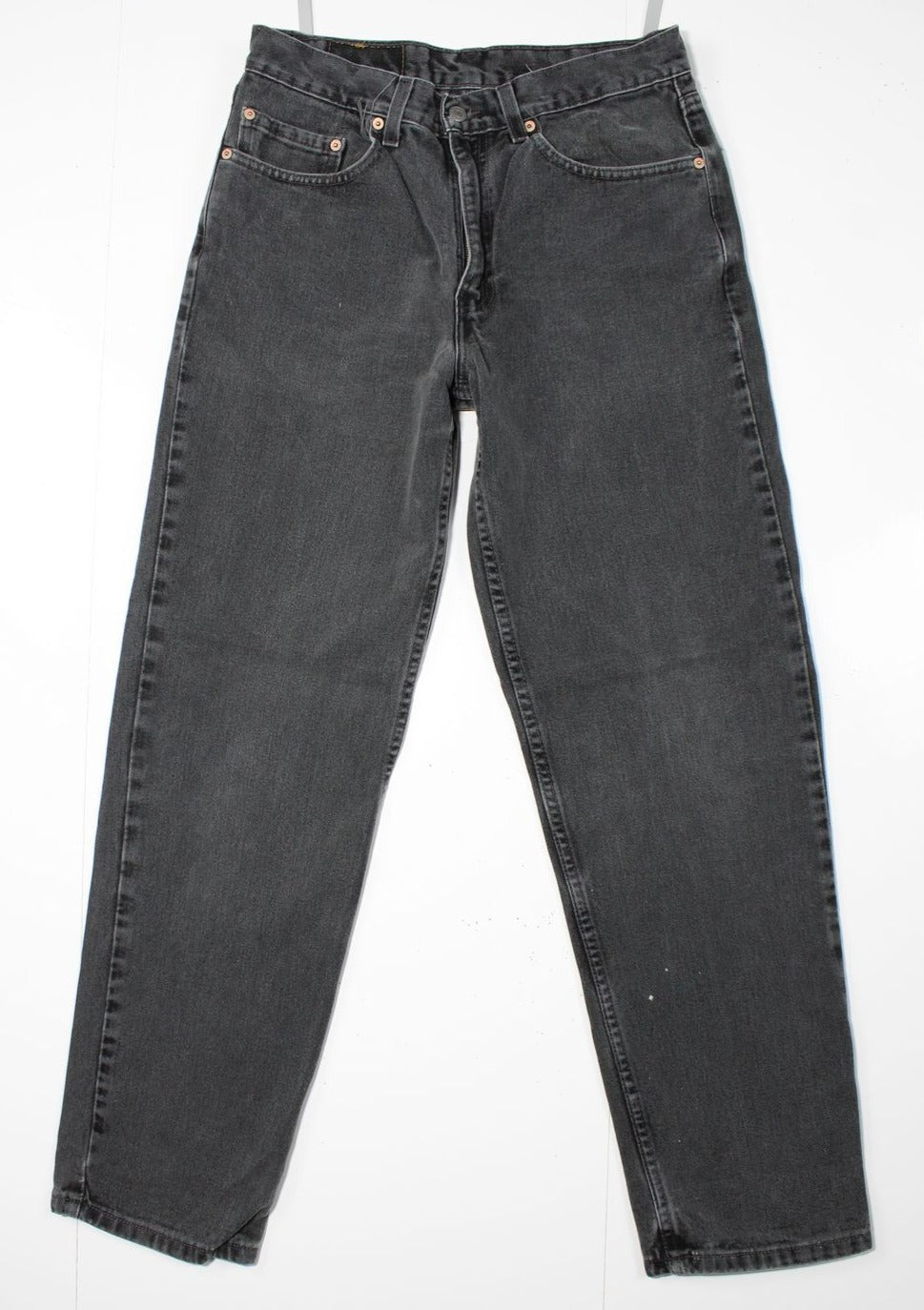 Levi's 550 Relaxed Fit Nero W33 L32 Denim Made In USA Jeans Vintage