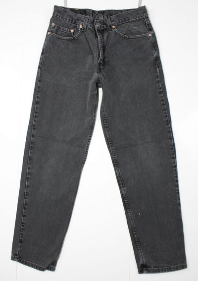 Levi's 550 Relaxed Fit Nero W33 L32 Denim Made In USA Jeans Vintage