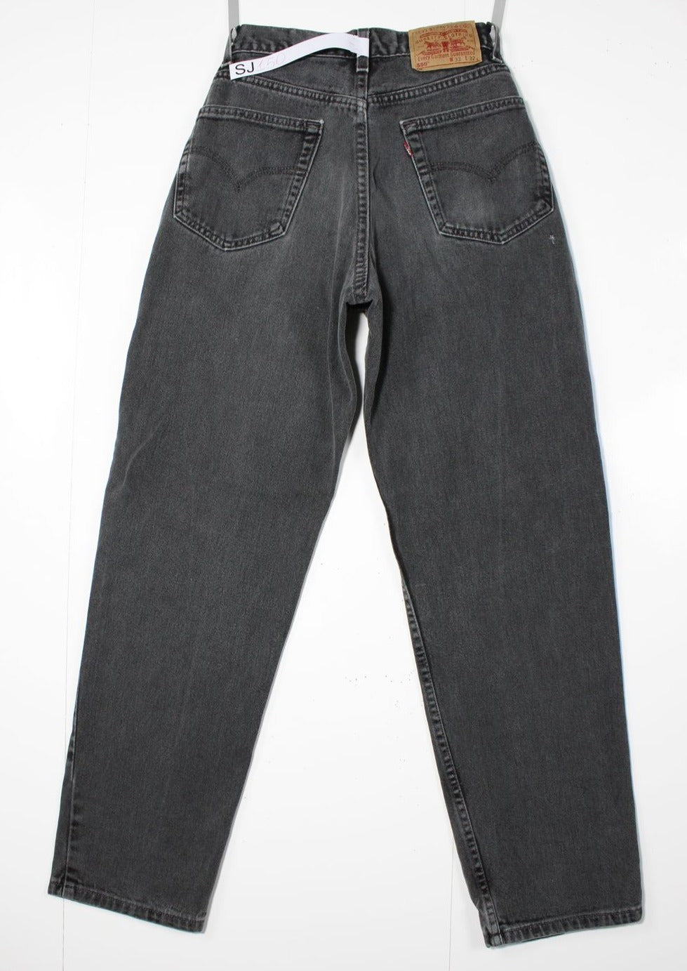 Levi's 550 Relaxed Fit Nero W33 L32 Denim Made In USA Jeans Vintage
