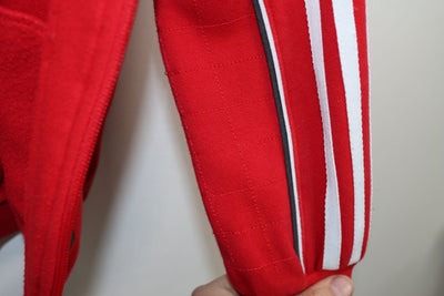 Adidas Track Top vintage Cars taglia 8A rosso
