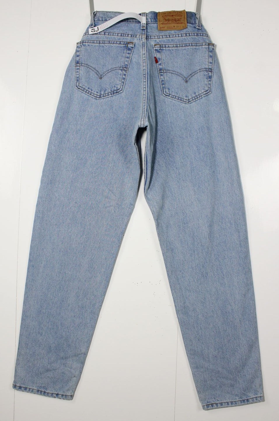 Levi's 550 Relaxed Fit W33 L32 Denim Made In USA Jeans Vintage