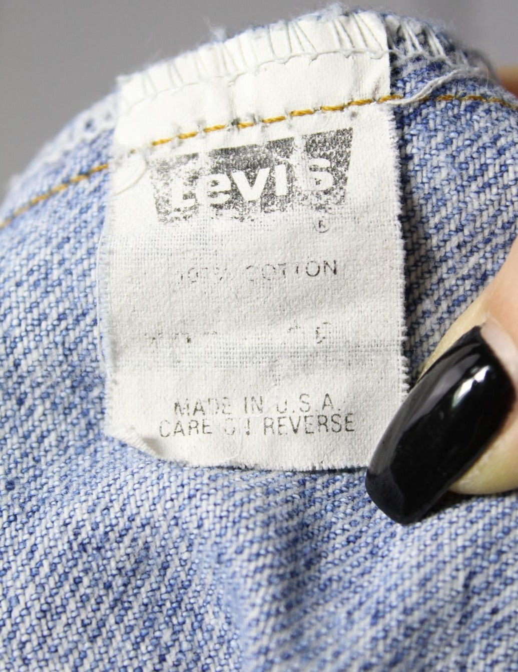Levi's 550 Denim W33 L36 Made In USA Jeans Vintage