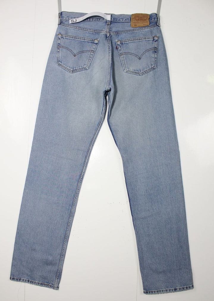 Levi's 501 Denim W33 L34 Made In USA Jeans Vintage