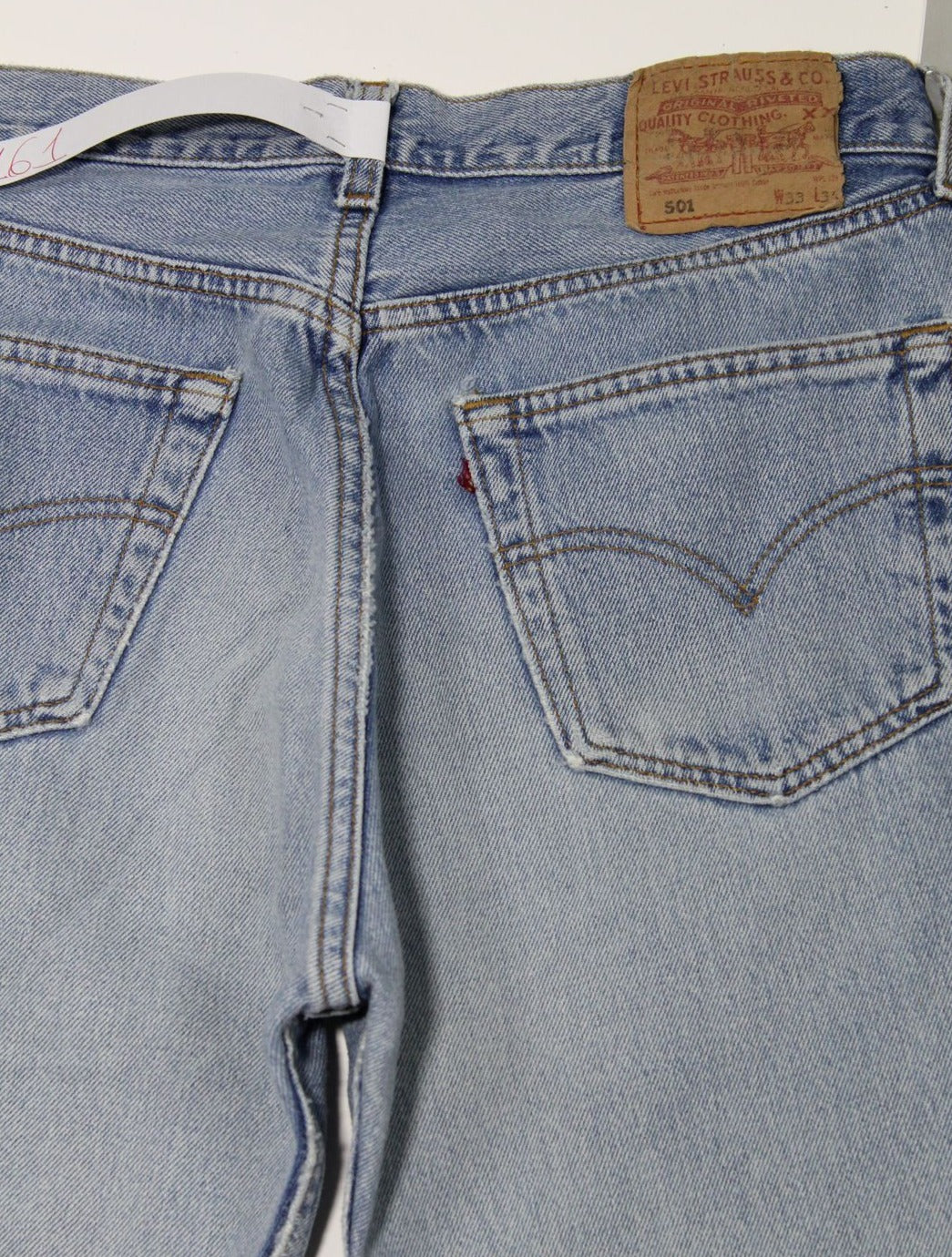 Levi's 501 Denim W33 L34 Made In USA Jeans Vintage