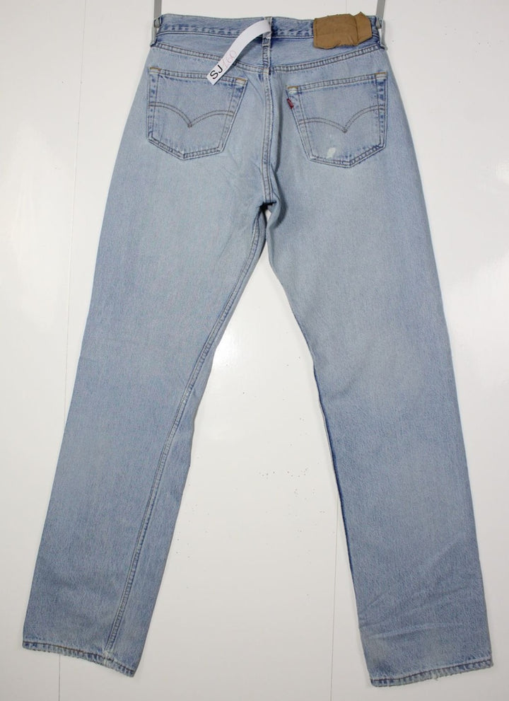 Levi's 501 Denim W33 L34 Made In USA Jeans Vintage