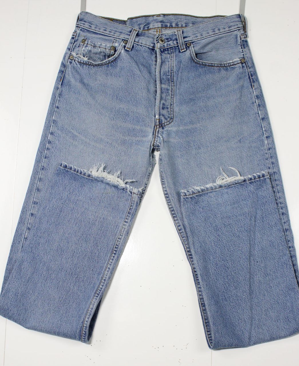 Levi's 501 Denim W32 L34 Made In USA Jeans Vintage