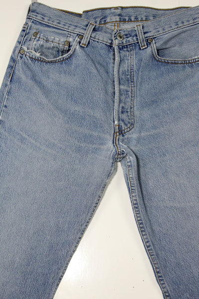 Levi's 501 Denim W32 L34 Made In USA Jeans Vintage