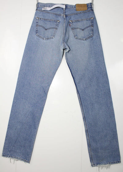 Levi's 501 Denim W32 L34 Made In USA Jeans Vintage