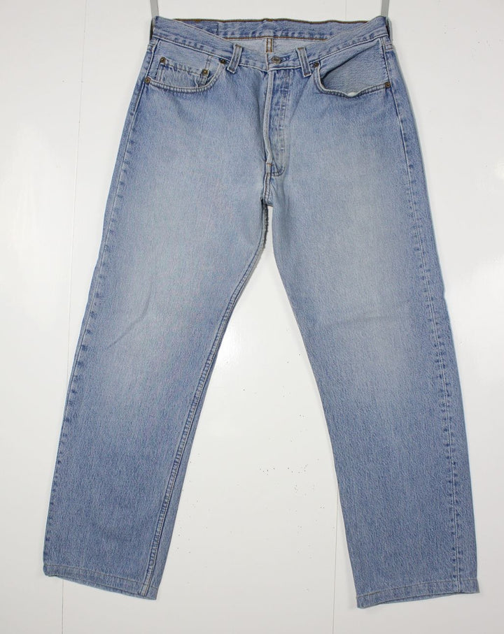 Levi's 501 Denim W33 L34 Made In USA Jeans Vintage