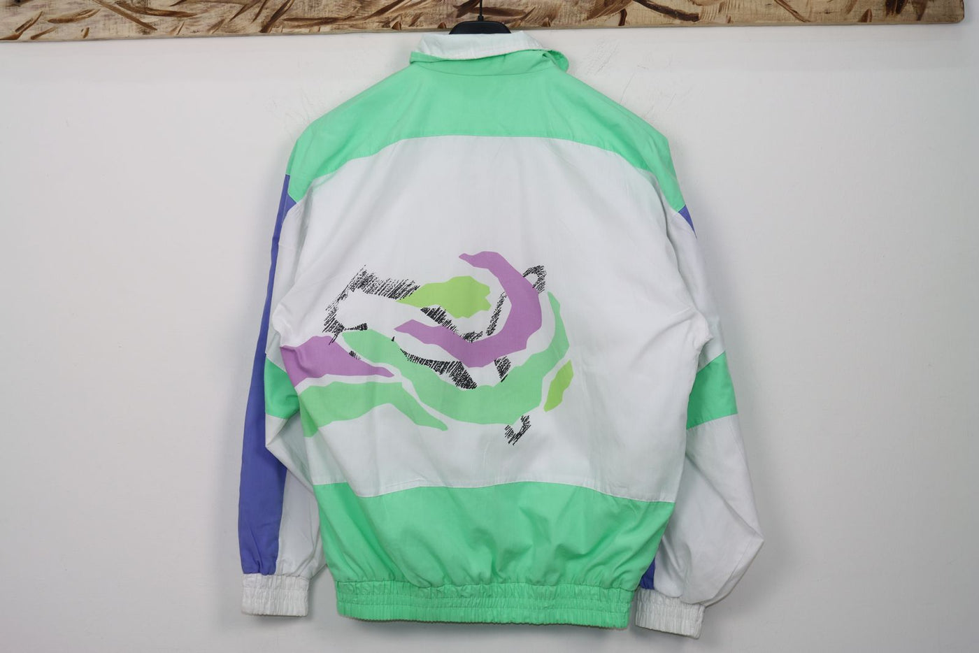 Puma Felpa vintage taglia 4 bianco e verde
