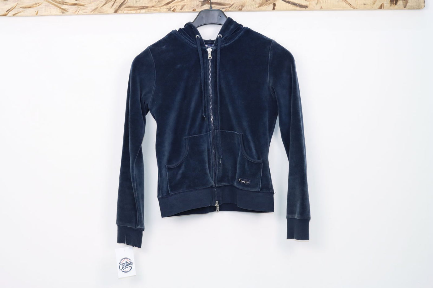 Champion Track Top vintage taglia S blu