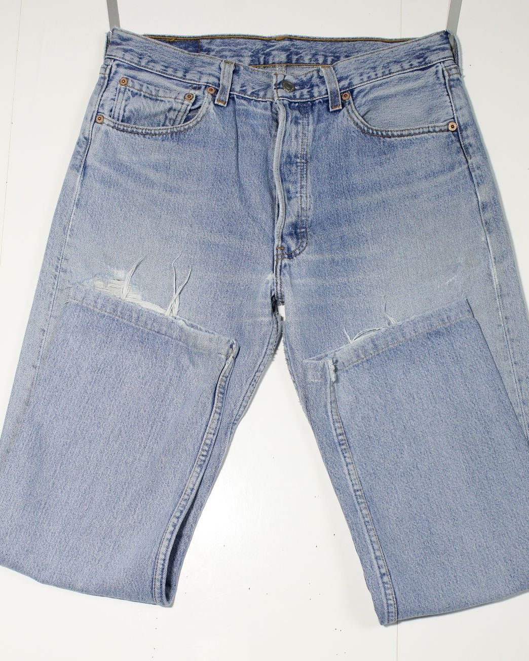 Levi's 501 Denim W33 L36 Made In USA Jeans Vintage