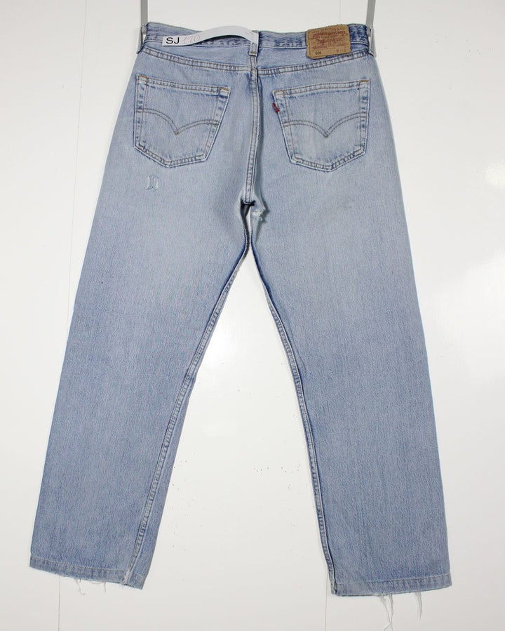 Levi's 501 Denim W33 L36 Made In USA Jeans Vintage