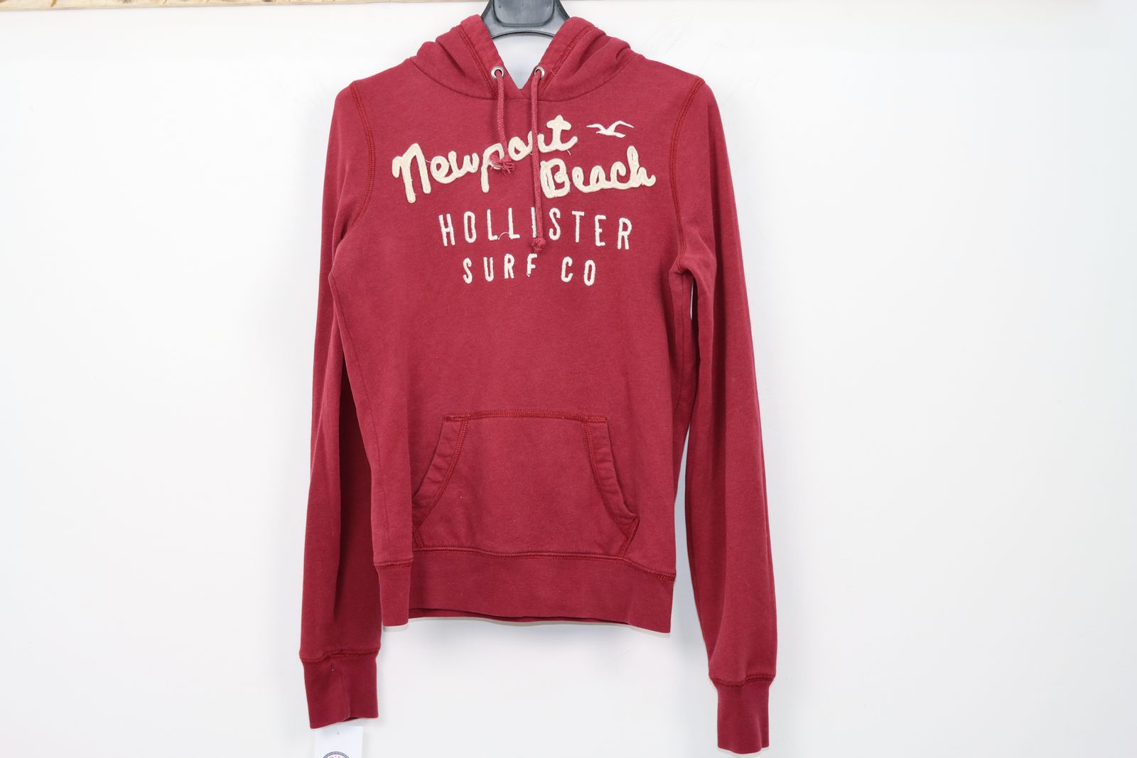 Hollister felpa vintage taglia S rosso Vintage Clothing Shop