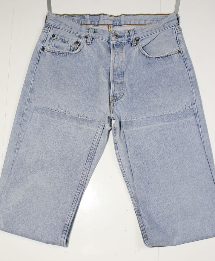 Levi's 501 Denim W33 L36 Made In USA Jeans Vintage