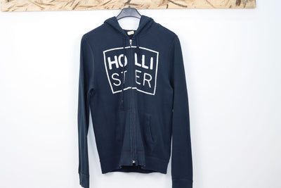 Hollister track top vintage taglia S blu