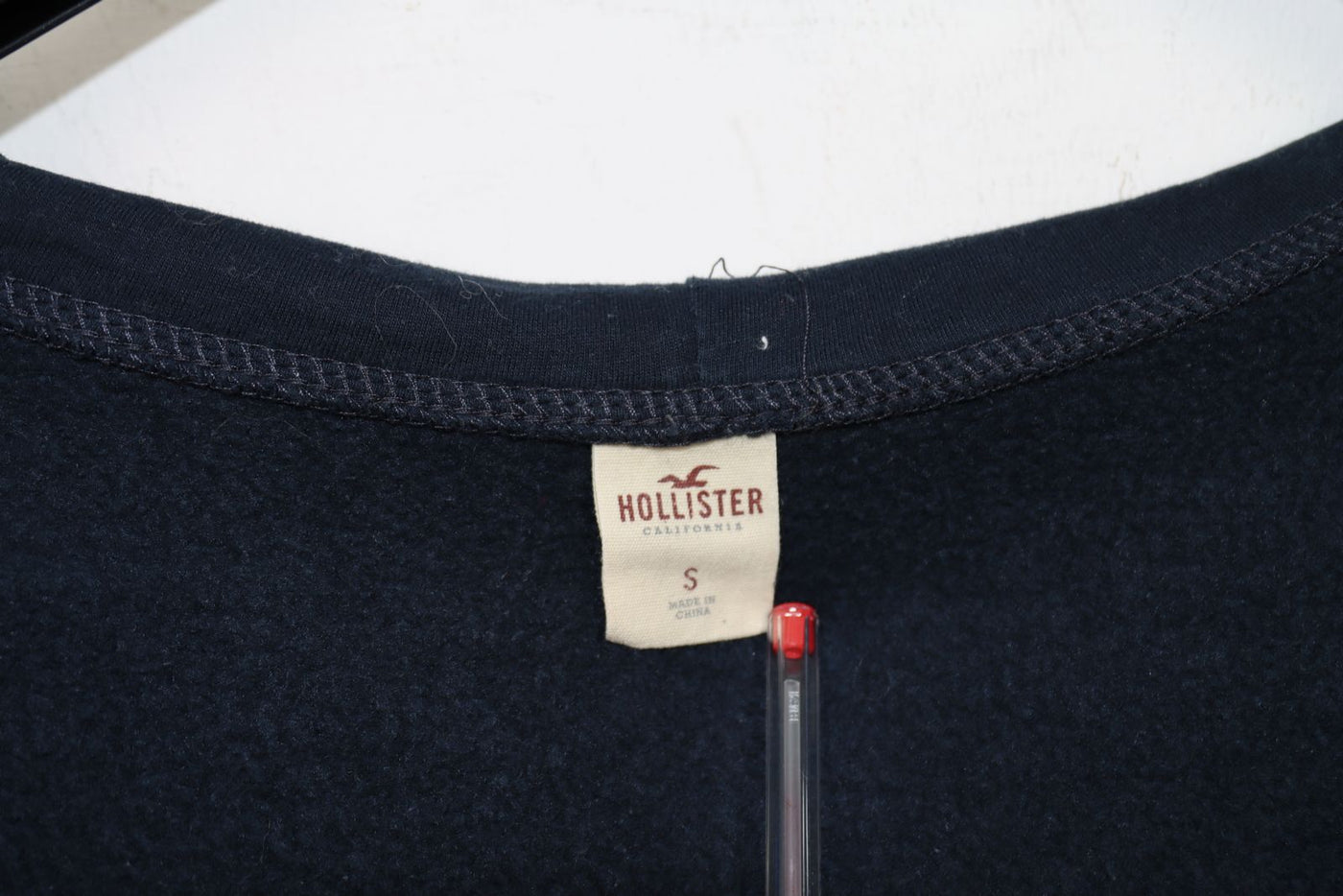 Hollister track top vintage taglia S blu