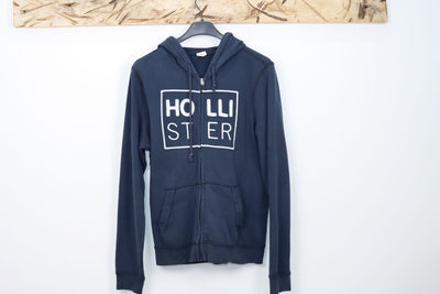 Hollister track top vintage taglia M blu