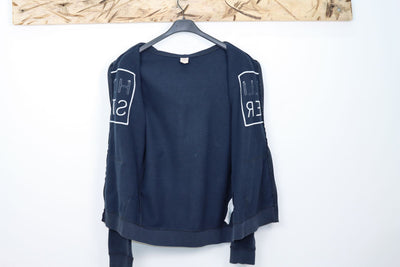 Hollister track top vintage taglia M blu