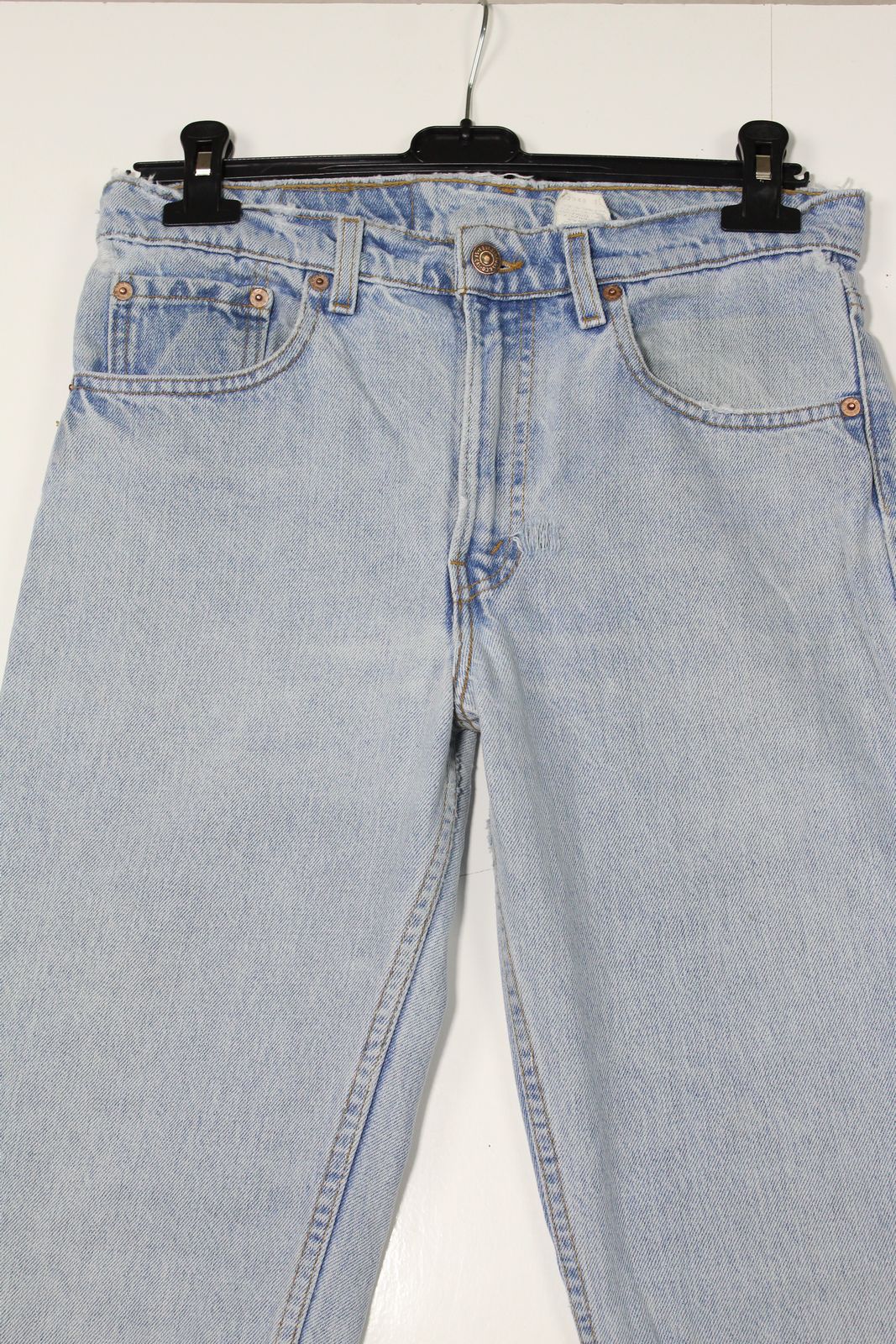 Levi's 512 Slim Fit Denim W32 L34 Made In USA Jeans Vintage