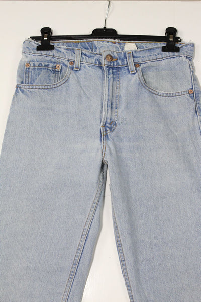 Levi's 512 Slim Fit Denim W32 L34 Made In USA Jeans Vintage