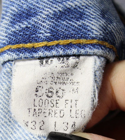 Levi's 560 loose Fit Denim W32 L34 Made In USA Jeans Vintage