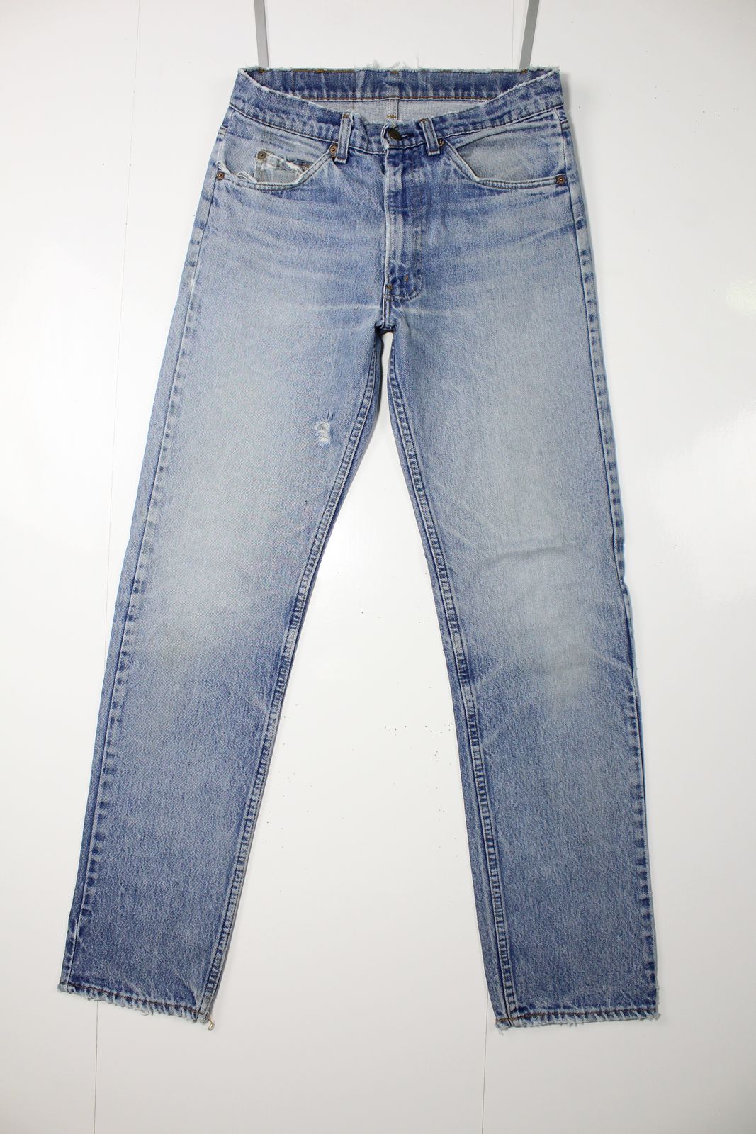 Levi's 505 Orange Tab Denim W32 L34 Made In USA Jeans Vintage