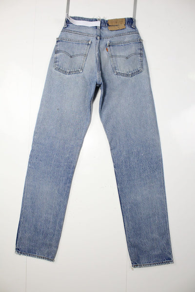 Levi's 505 Orange Tab Denim W32 L34 Made In USA Jeans Vintage