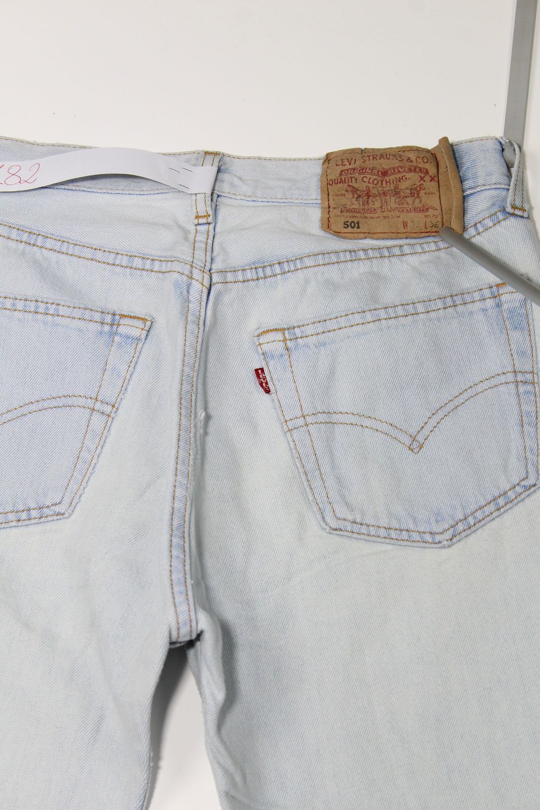 Levi's 501 Denim W32 L36 Made In USA Jeans Vintage