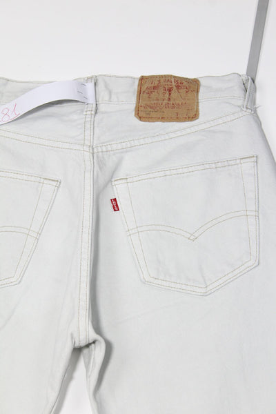 Levi's 501 Denim W32 L36 Made In USA Jeans Vintage