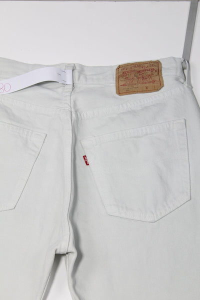 Levi's 501 Denim W32 L36 Made In USA Jeans Vintage