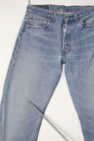 Levi's 501 Denim W32 L36 Made In USA Jeans Vintage