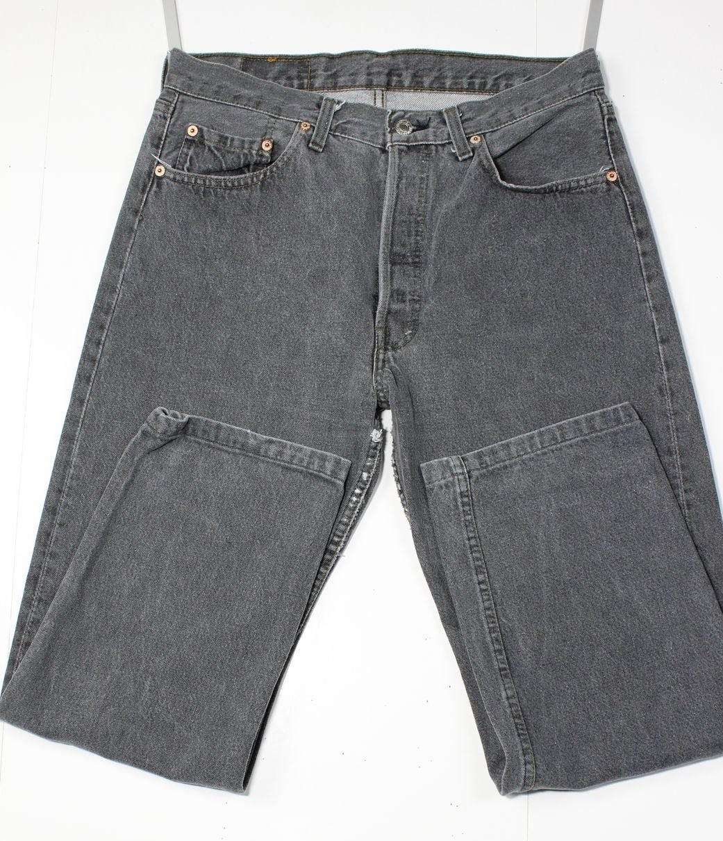 Levi's 501 Denim W33 L36 Made In USA Jeans Vintage