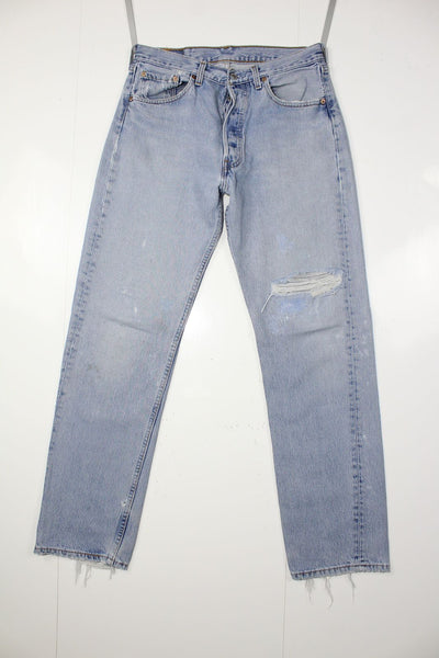 Levi's 501 Denim W32 L32 Made In USA Jeans Vintage