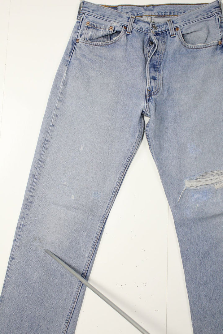 Levi's 501 Denim W32 L32 Made In USA Jeans Vintage
