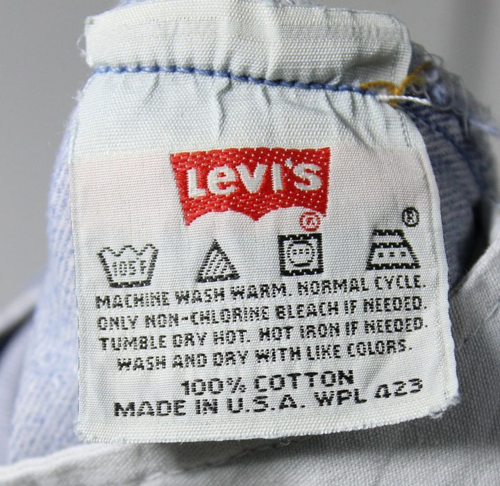Levi's 501 Denim W32 L32 Made In USA Jeans Vintage