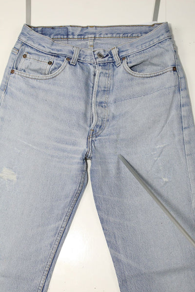 Levi's 501 Denim W32 L34 Made In USA Jeans Vintage