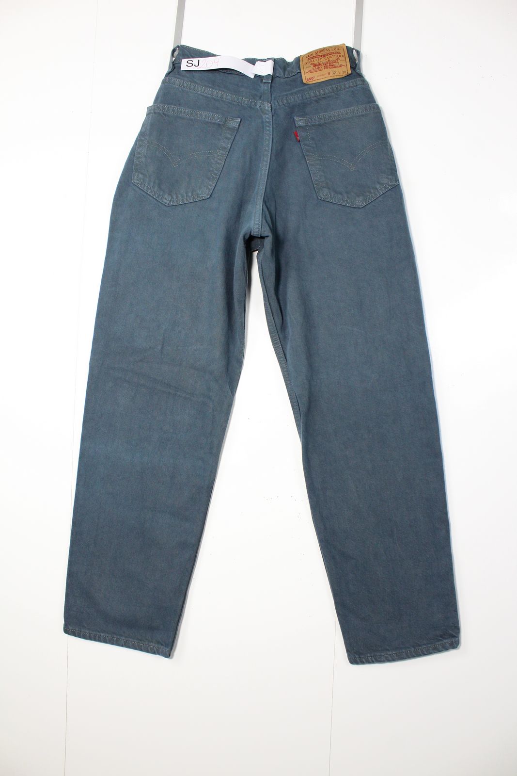 Levi's 550 Relaxed Fit Blu Denim W32 L30 Made In USA Jeans Vintage