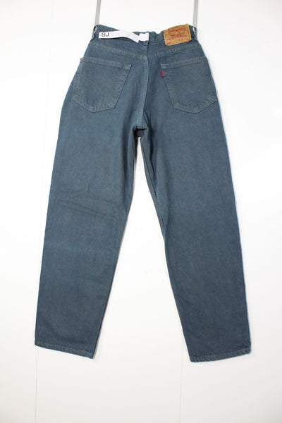 Levi's 550 Relaxed Fit Blu Denim W32 L30 Made In USA Jeans Vintage