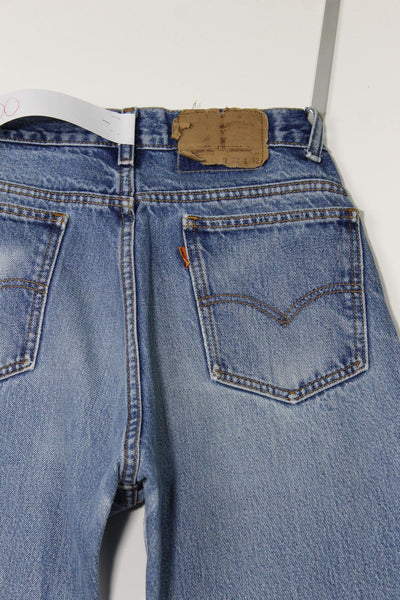 Levi's 505 Orange Tab Denim W32 L32 Made In USA Jeans Vintage