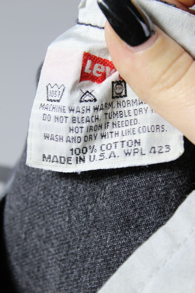 Levi's 501 Nero W28 L30 Made In USA Jeans Vintage
