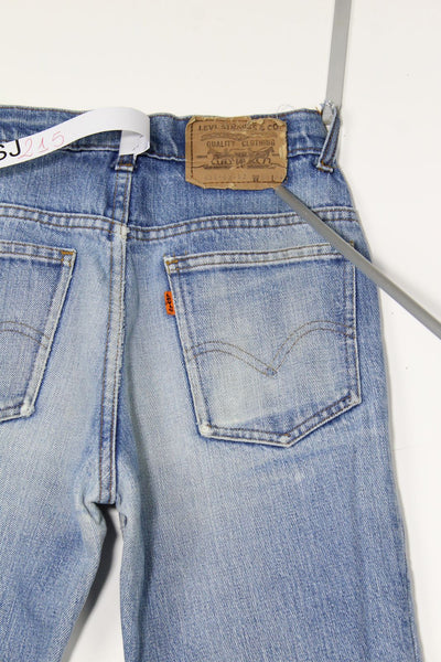 Levi's 632 Orange Tab Denim W28 L34 Made In USA Jeans Vintage