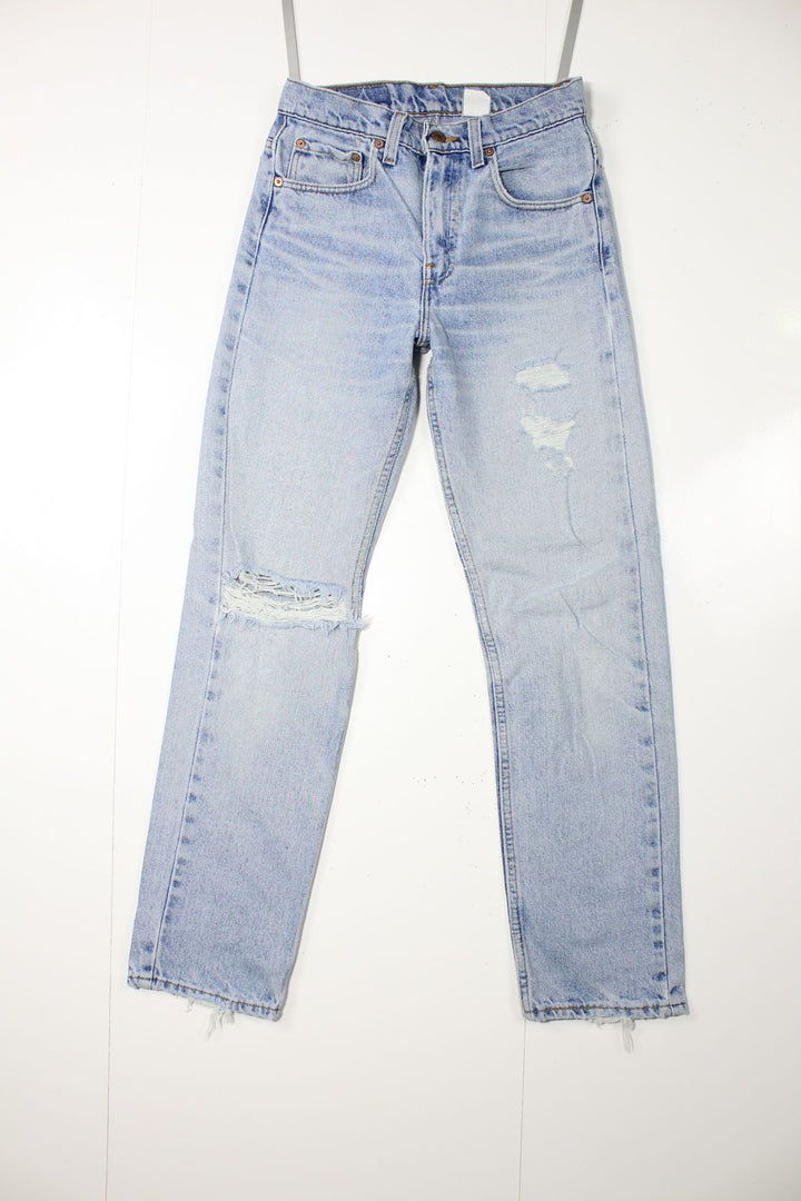 Levi's 505 Regular Fit Denim W28 L30 Made In USA Jeans Vintage