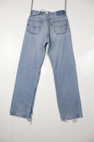 Levi's 501 denim Donna W30 L30 Made In USA Jeans Vintage