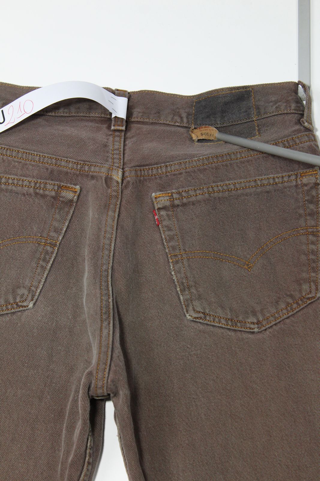 Levi's 501xx Marrone W32 L36 Made In USA Jeans Vintage