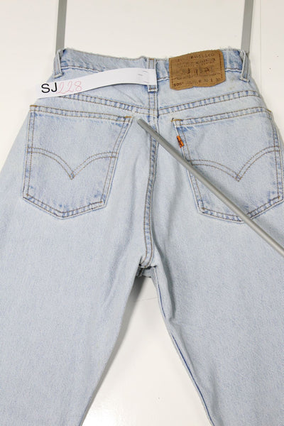 Levi's 505 Orange Tab Denim W30 L30 Made In USA Jeans Vintage