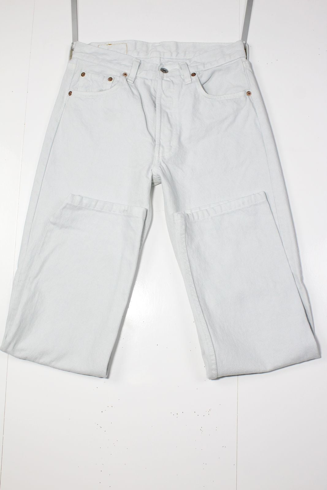 Levi's 501 Bianco W30 L36 Made In USA Jeans Vintage Made in USA